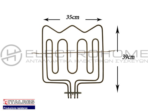 ΑΝΤΙΣΤΑΣΗ ΚΟΥΖΙΝΑΣ ΑΝΩ CONTI 1000+2000W 2