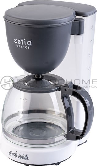 ΚΑΦΕΤΙΕΡΑ ΦΙΛΤΡΟΥ ΕSTIA GUSTO 750W 1.25LT ΛΕΥΚΗ 2