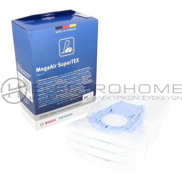 ΣΑΚΟΥΛΑ ΣΚΟΥΠΑΣ SIEMENS BOSCH TYPE P MICRO ORIGINAL 468264 SET 4 ΤΕΜ + 1 ΦΙΛΤΡΟ 2