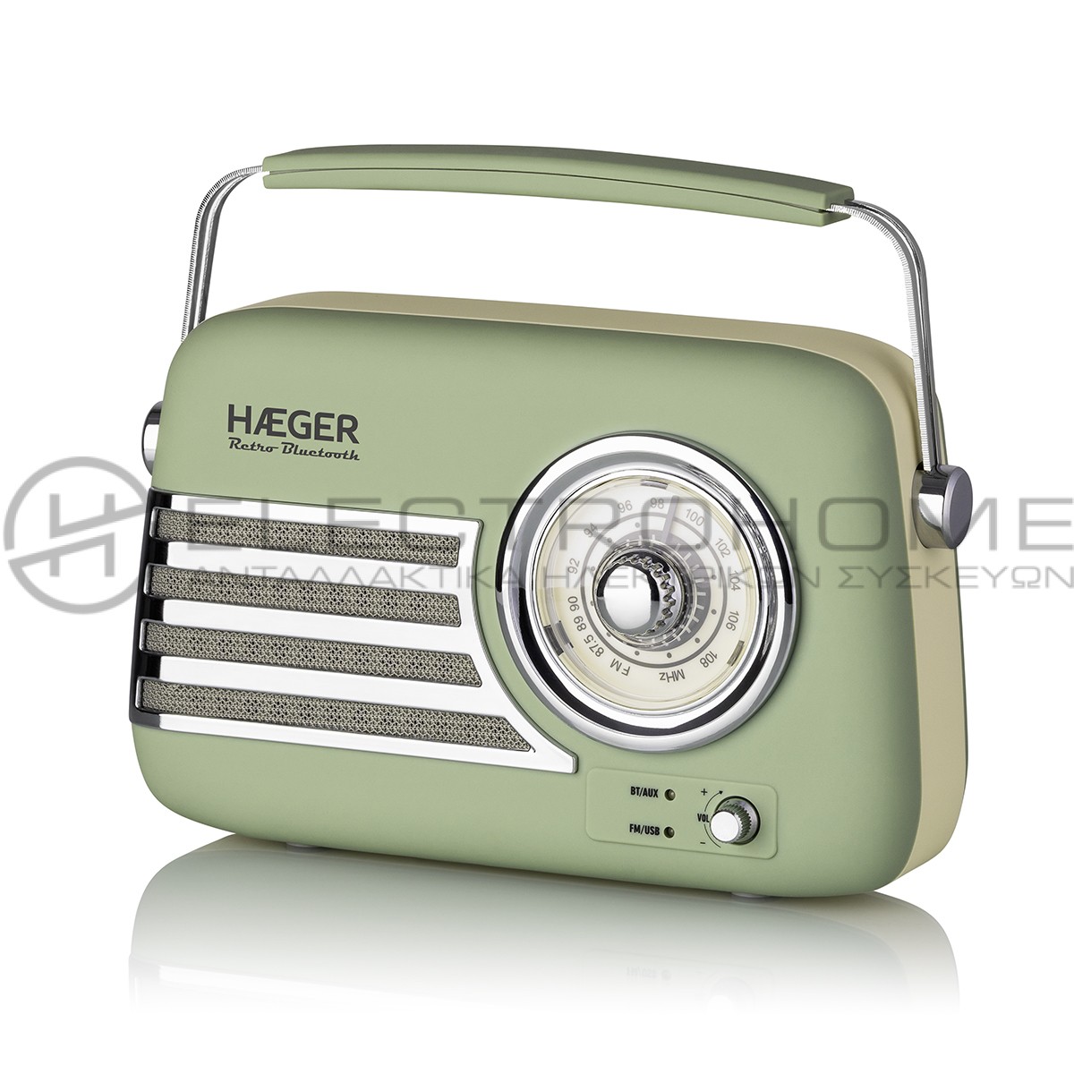 ΡΑΔΙΟΦΩΝΟ HAEGER ΜΕ BLUETOOTH RETRO 1