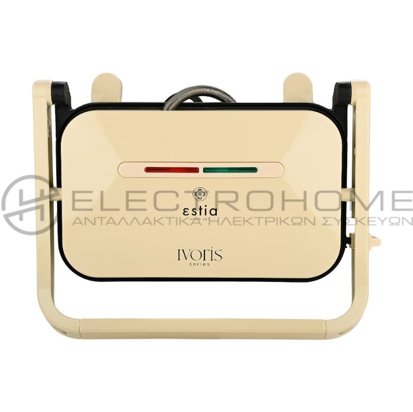 ΤΟΣΤΙΕΡΑ ESTIA IVORIS 2 ΘΕΣΕΩΝ ΡΙΓΩΤΕΣ ΠΛΑΚΕΣ 1300W 1